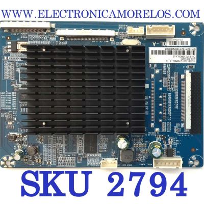 TARJETA INTERFACE PARA TV WESTINGHOUSE / NUMERO DE PARTE 10010551 / CV6M50L-A / F57CV6M50LA12/ 67H12211607ZA0386 / CV6M50L_A_12  / 5510344 / PANEL T500QVN02.0 / MODELO WD50UK4550